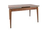Hanah Home Sigma - 993 Mesa de comedor extensible Nogal y blanco